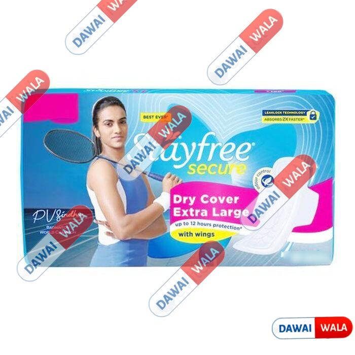 Stayfree Secure Dry Cover Pads XL